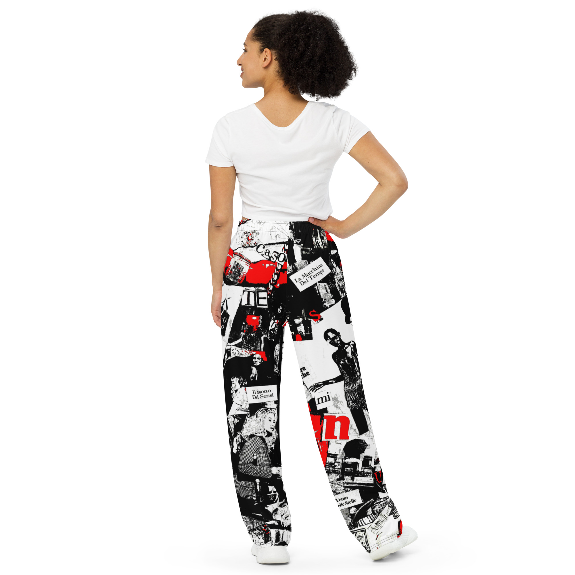 Pantaloni wide leg unisex - immagine 4