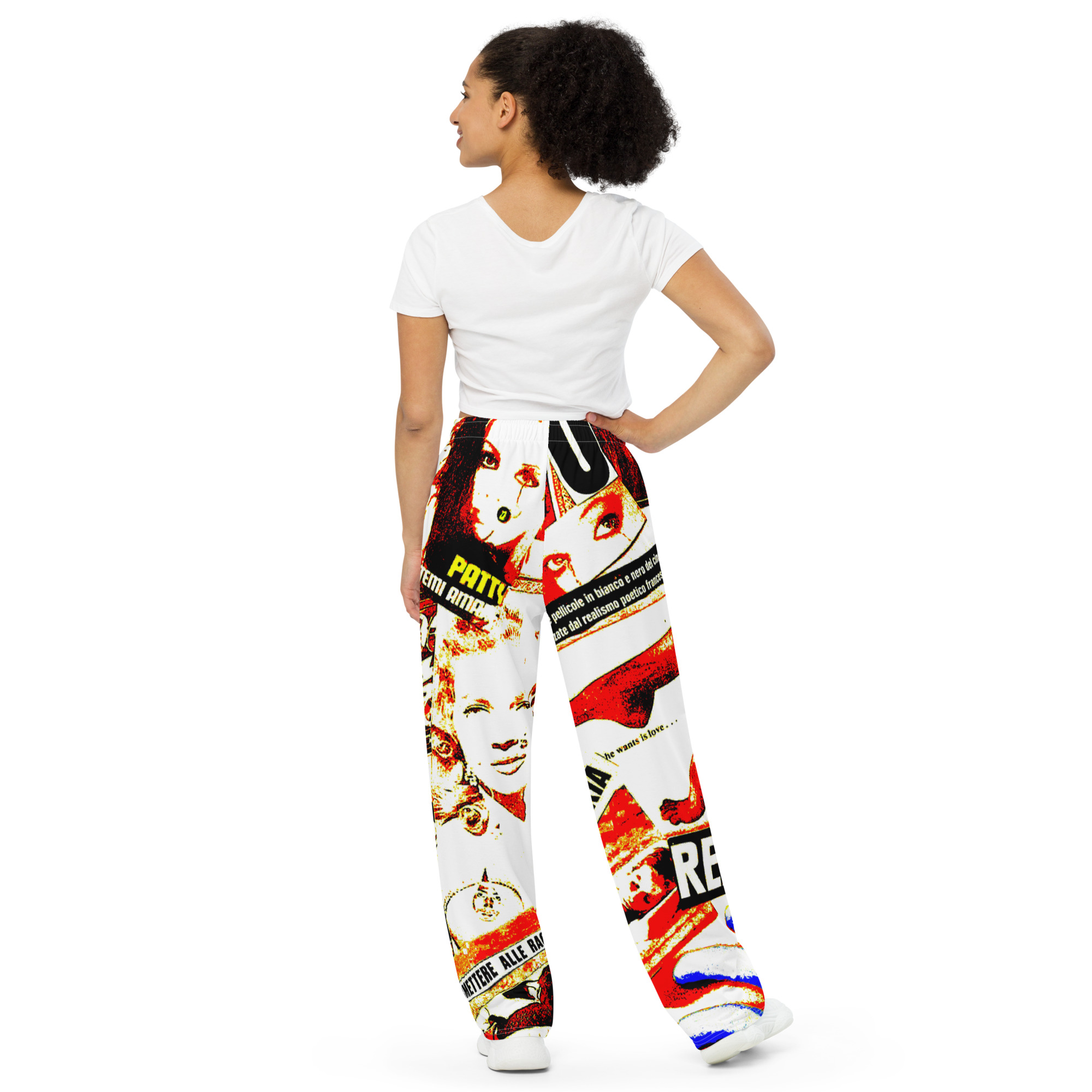 Pantaloni wide leg unisex - immagine 4