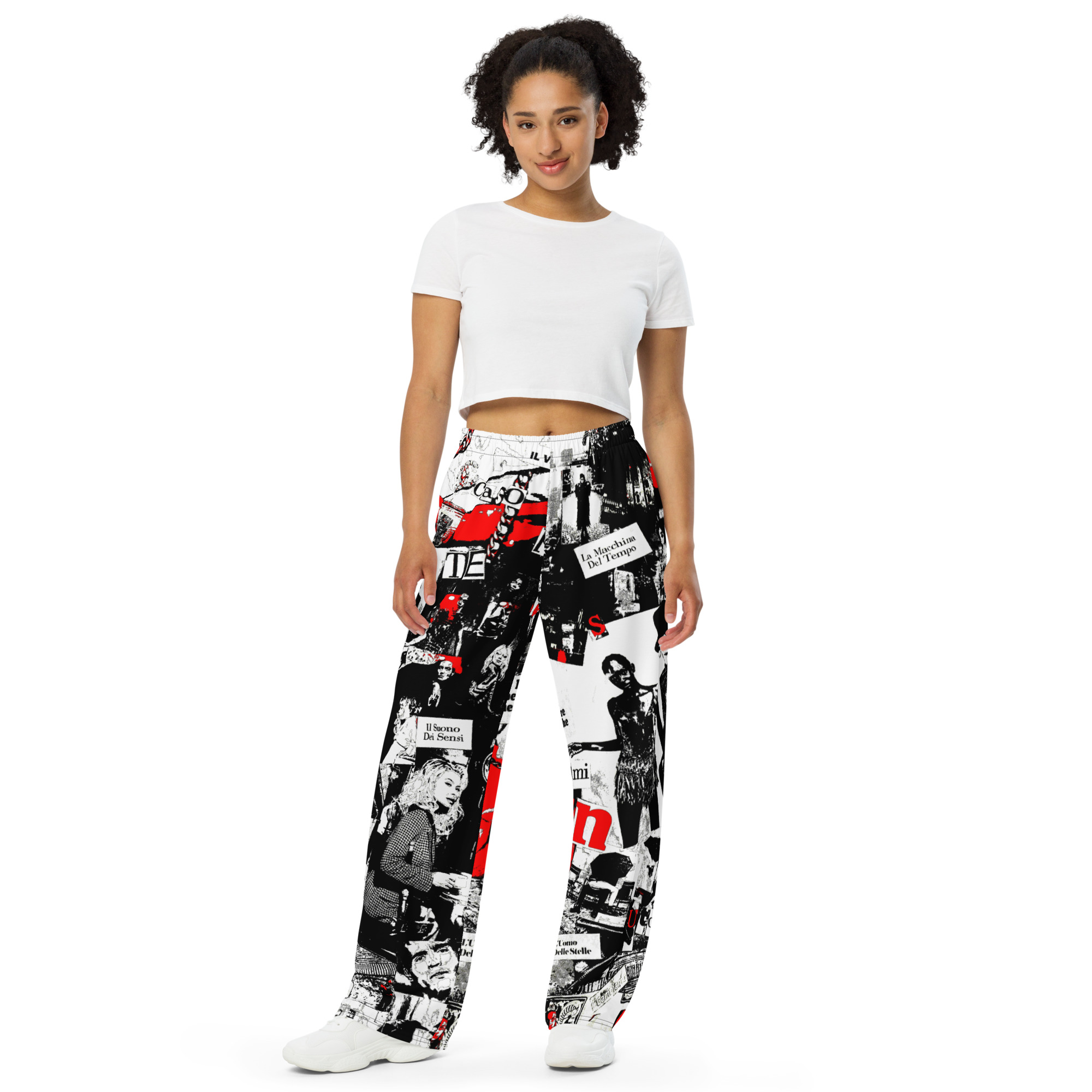 Pantaloni wide leg unisex - immagine 2