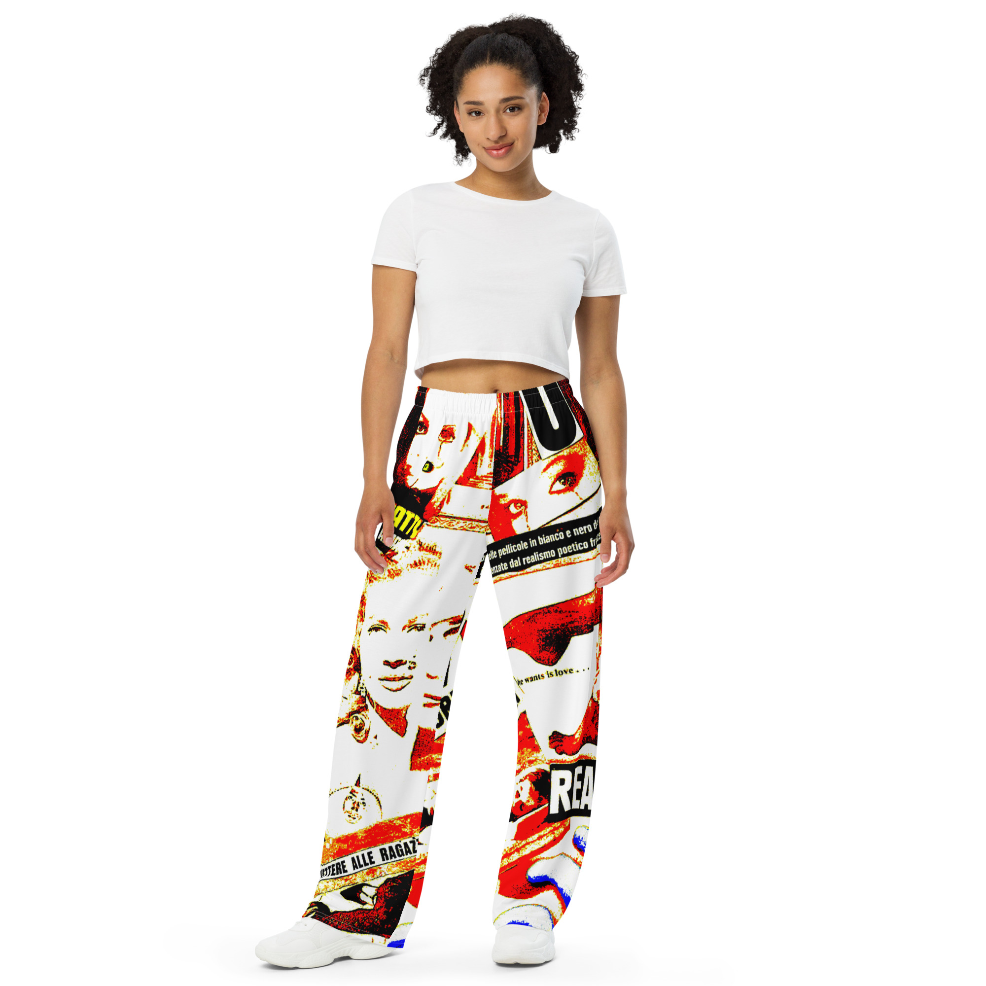 Pantaloni wide leg unisex - immagine 2