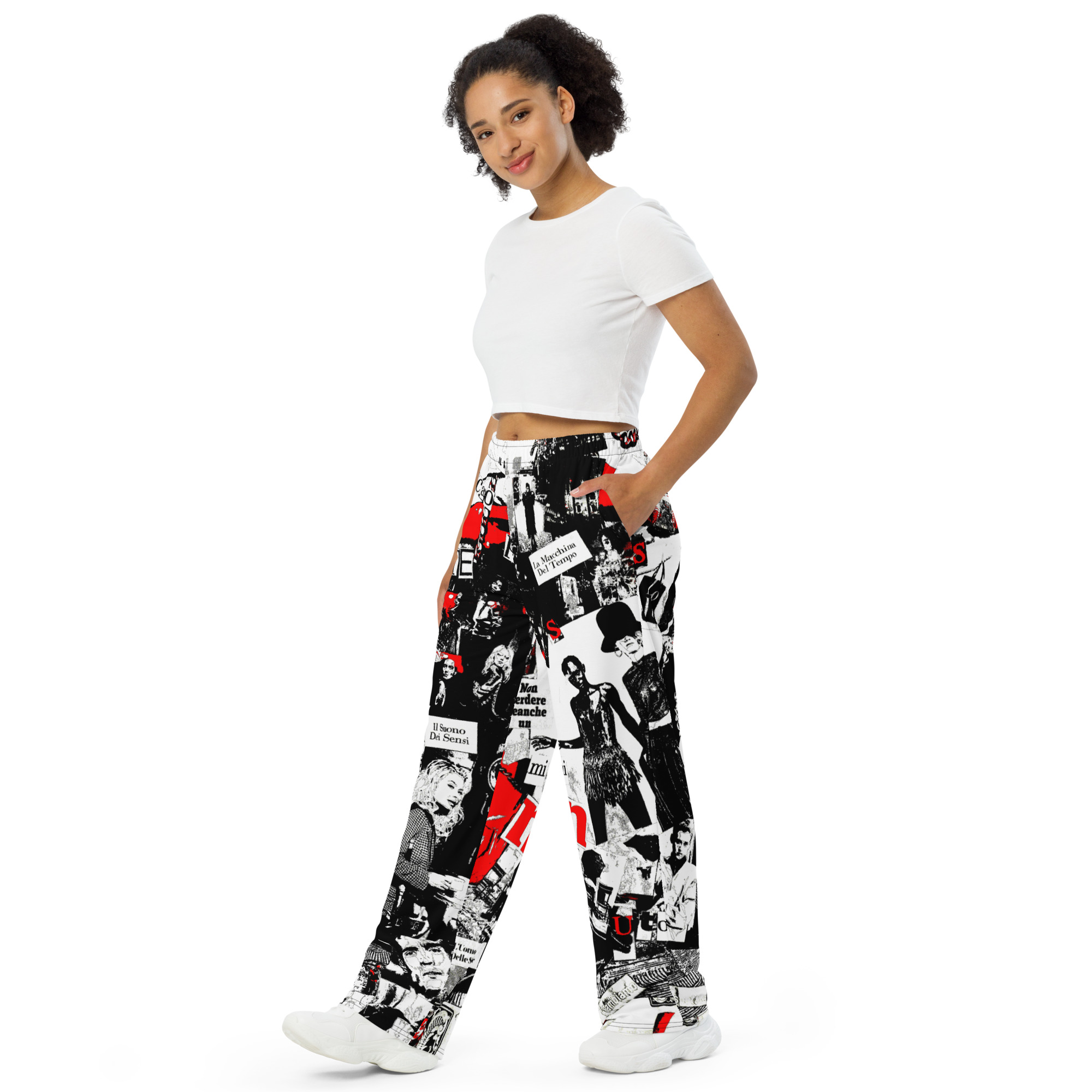 Pantaloni wide leg unisex - immagine 3