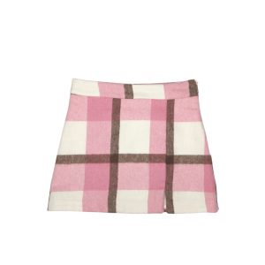 Lù Lù Gonna in Tartan Rosa