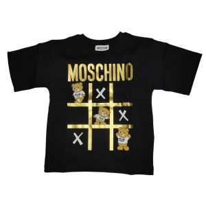 Moschino T-shirt Stampa oro