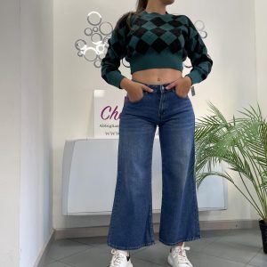 jeans a palazzo