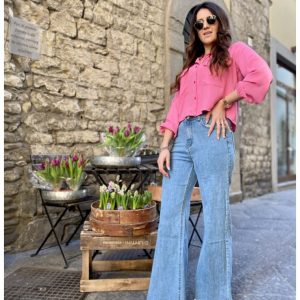 jeans a palazzo