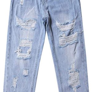 jeans strappati
