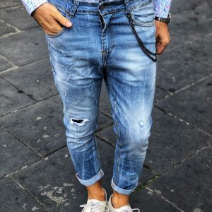 jeans strappati uomo