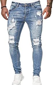 jeans strappati uomo