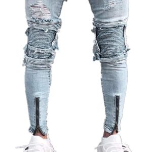 jeans strappati uomo