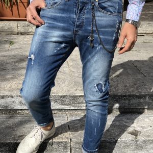 jeans uomo strappati