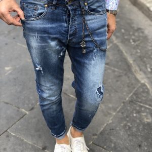 jeans uomo strappati