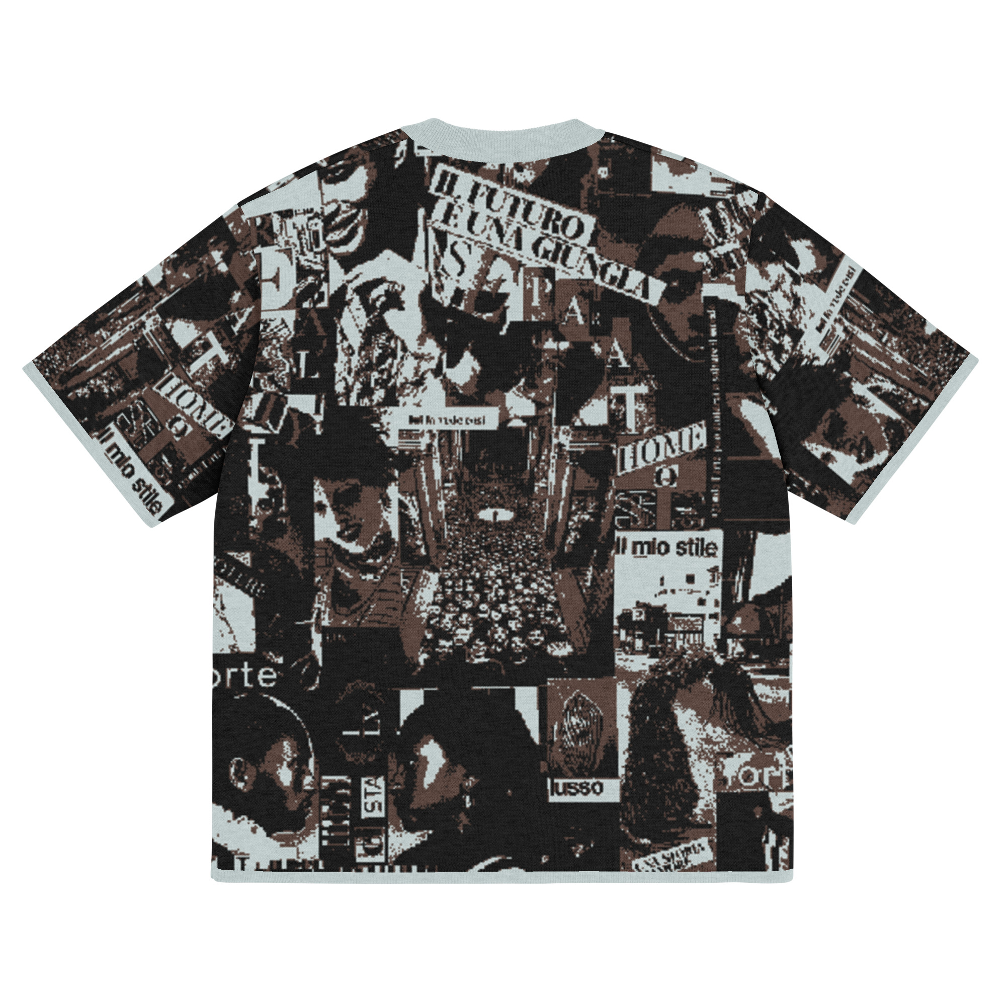 T-shirt classica in maglia - immagine 6