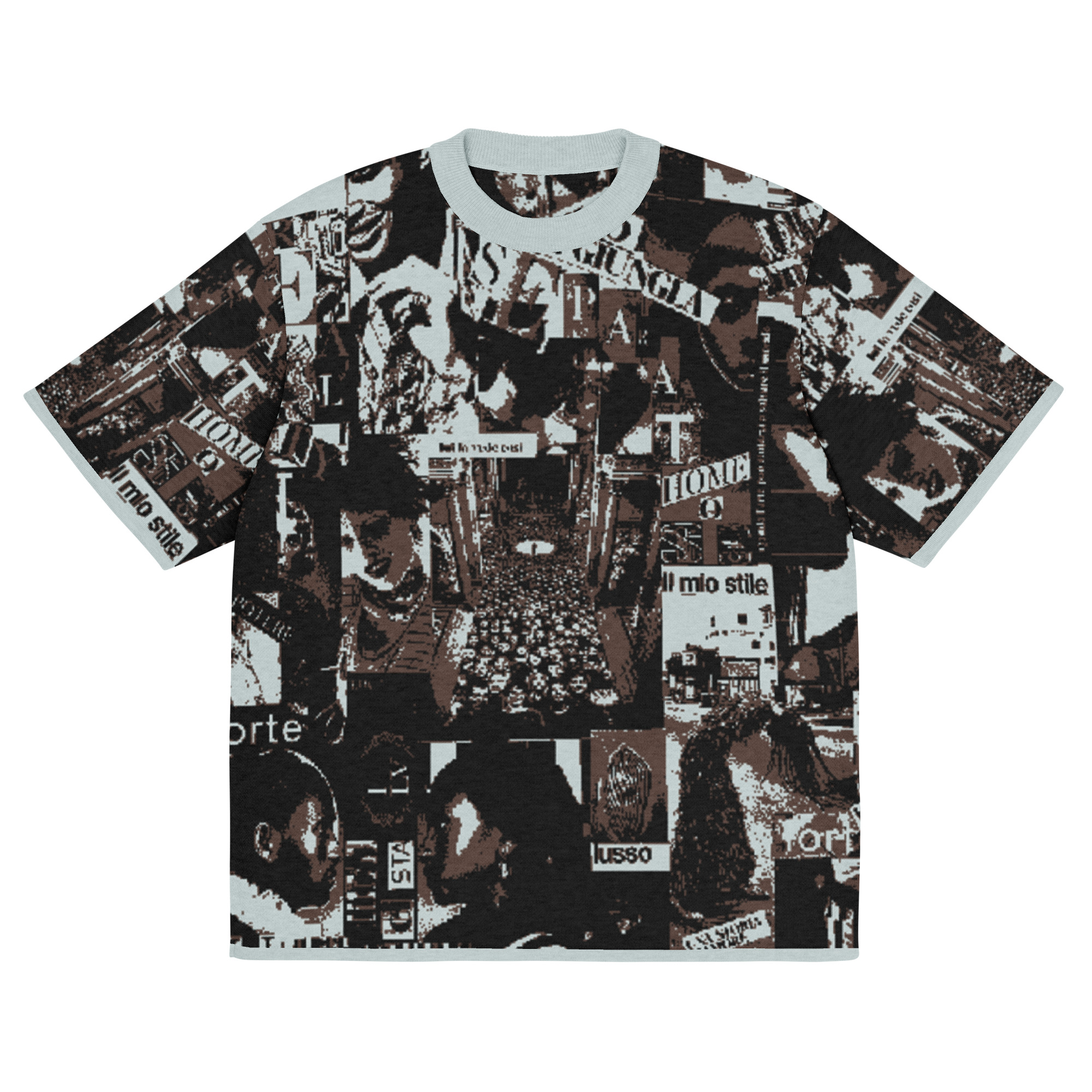 T-shirt classica in maglia - immagine 5