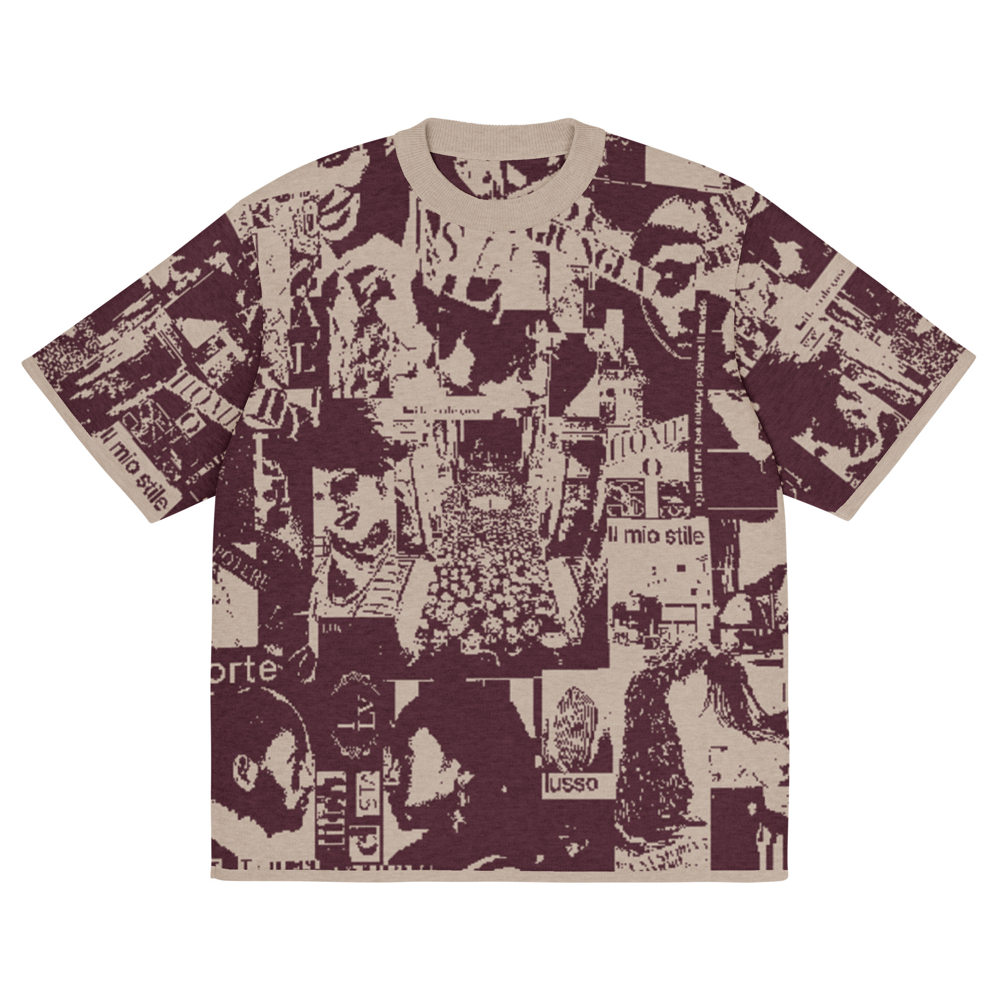 T-shirt classica in maglia - immagine 5