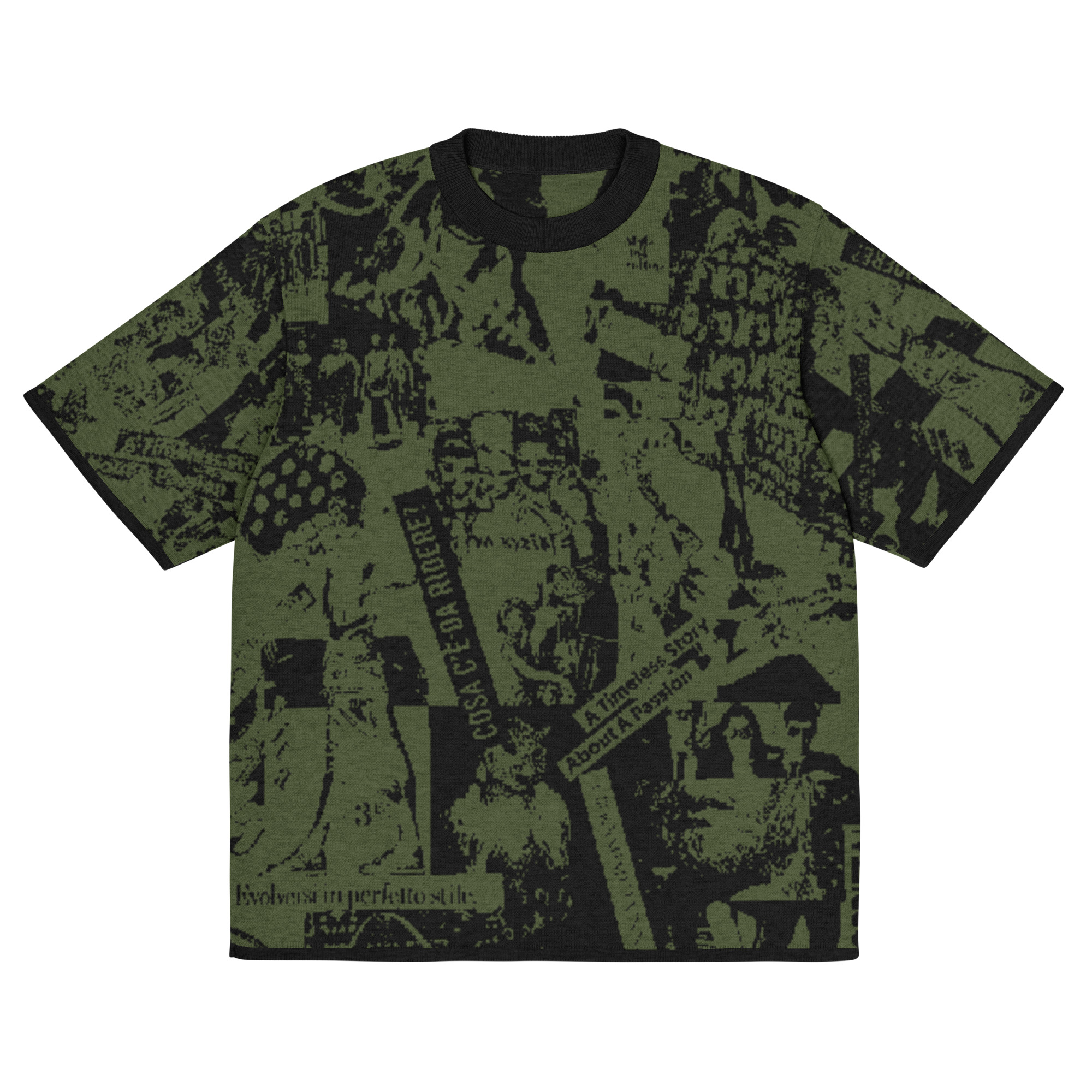 T-shirt classica in maglia - immagine 5