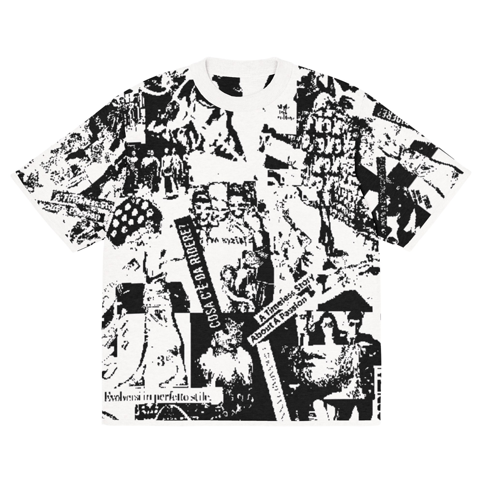 T-shirt classica in maglia - immagine 5