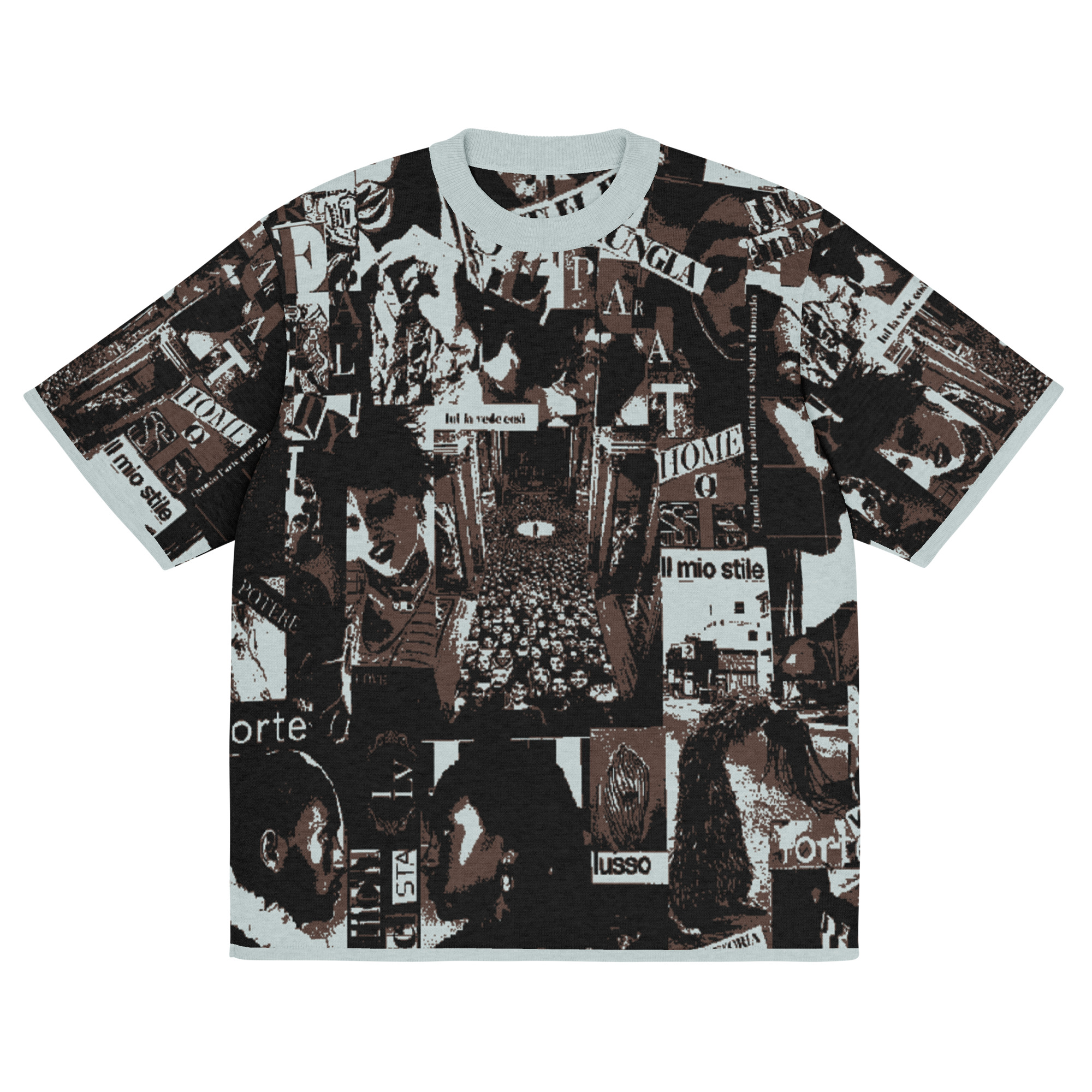 T-shirt classica in maglia - immagine 2