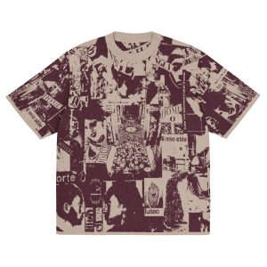 T-shirt classica in maglia