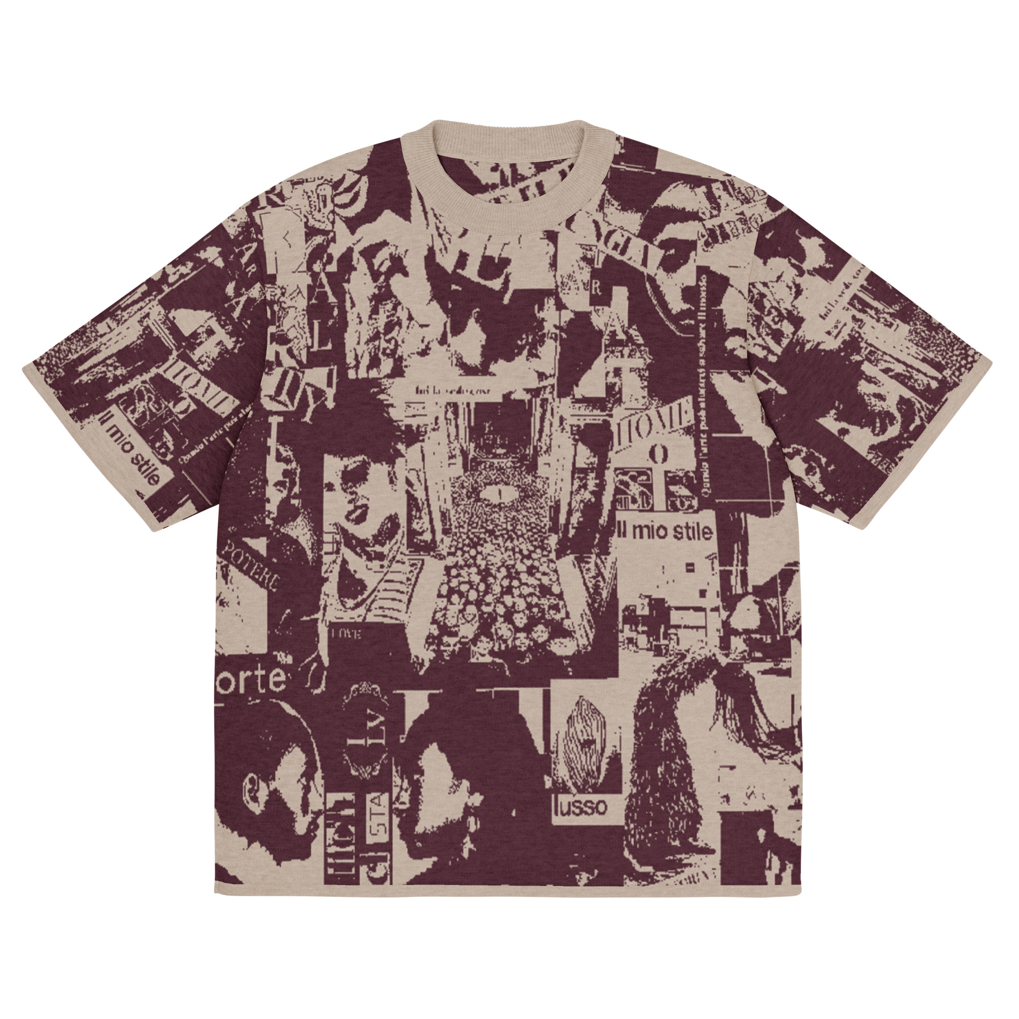 T-shirt classica in maglia - immagine 2