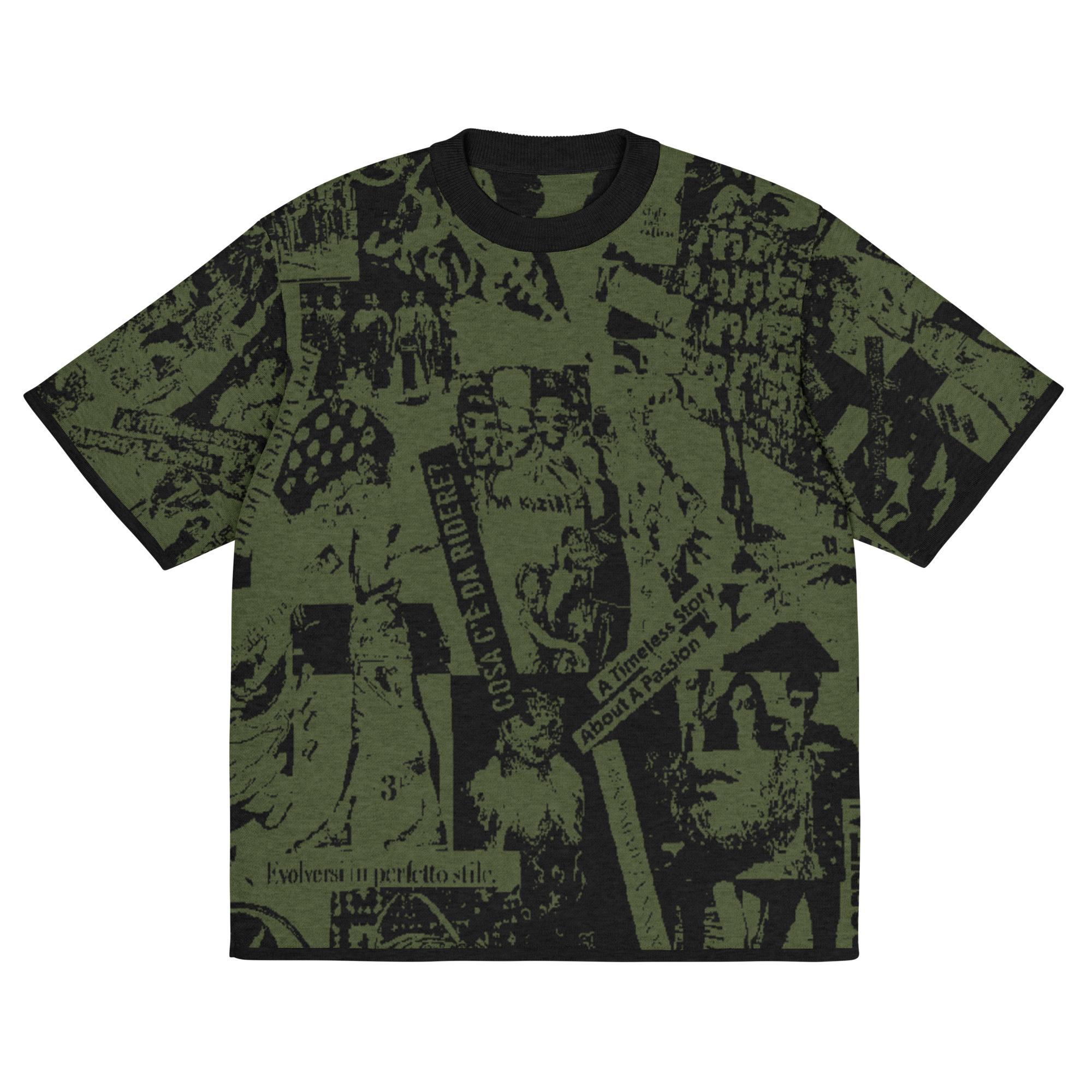 T-shirt classica in maglia - immagine 2