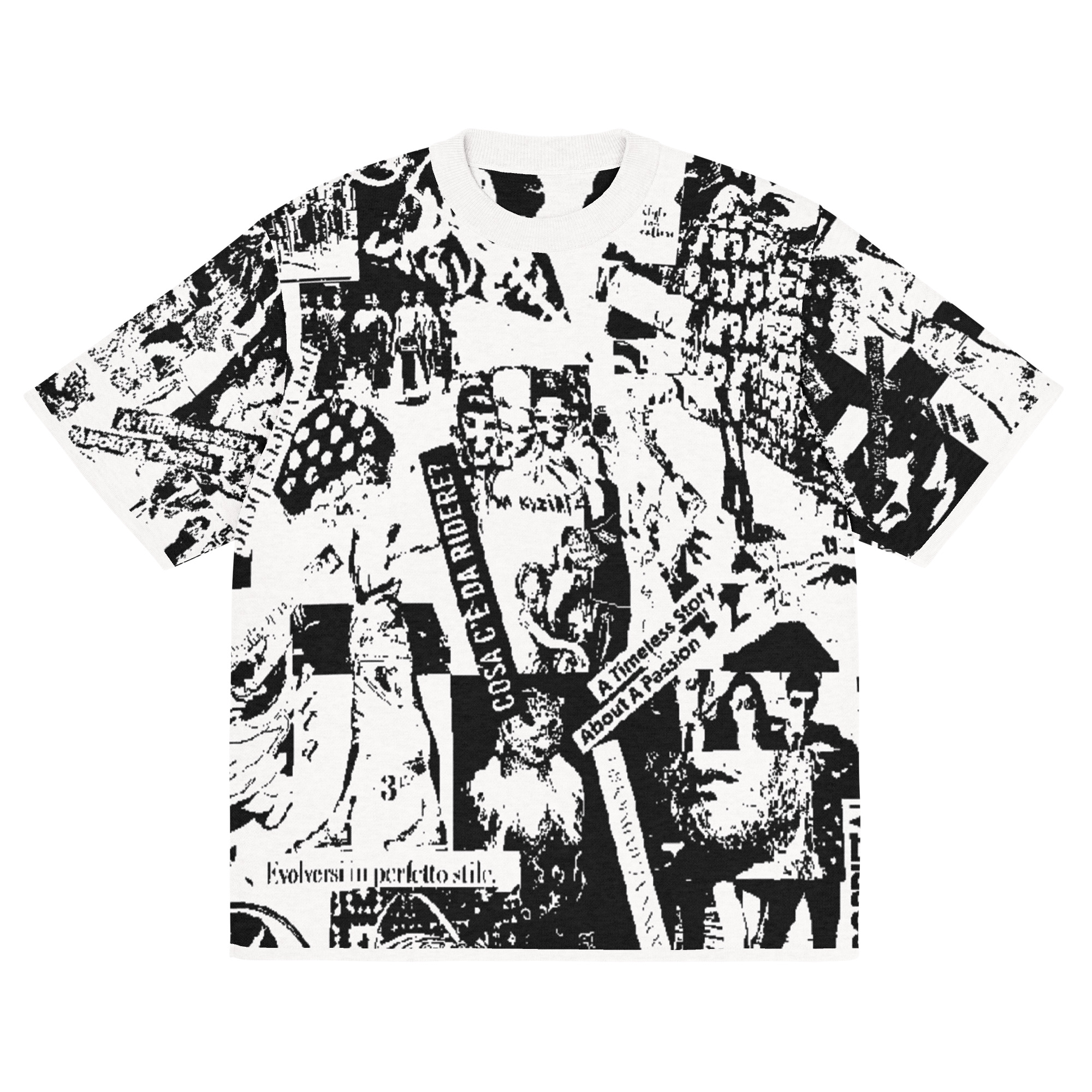 T-shirt classica in maglia - immagine 2
