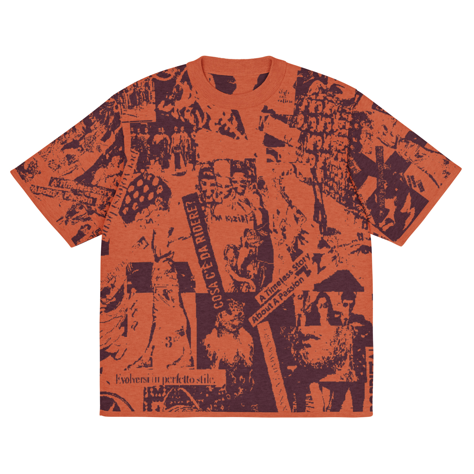 T-shirt classica in maglia - immagine 2