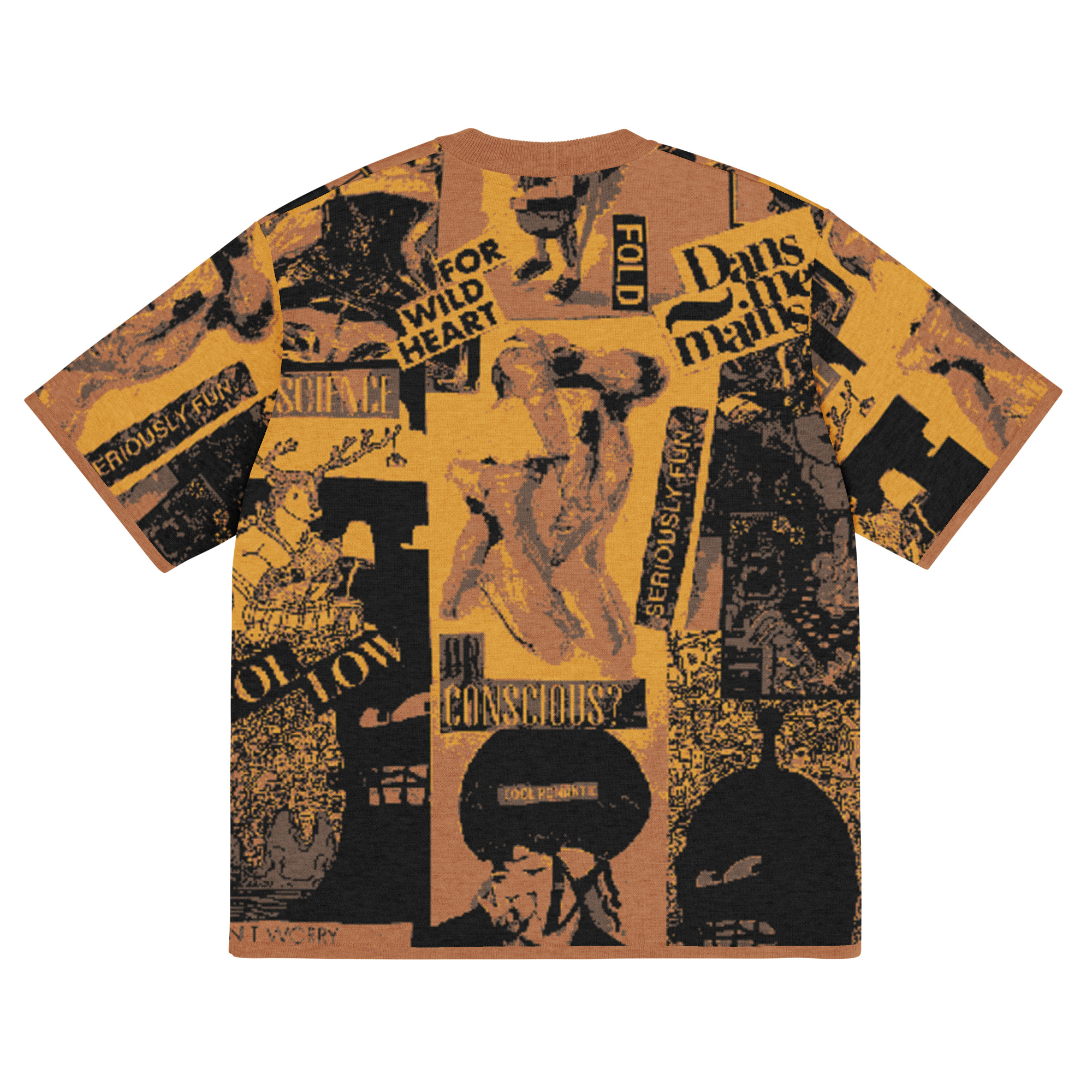 T-shirt classica in maglia - immagine 4