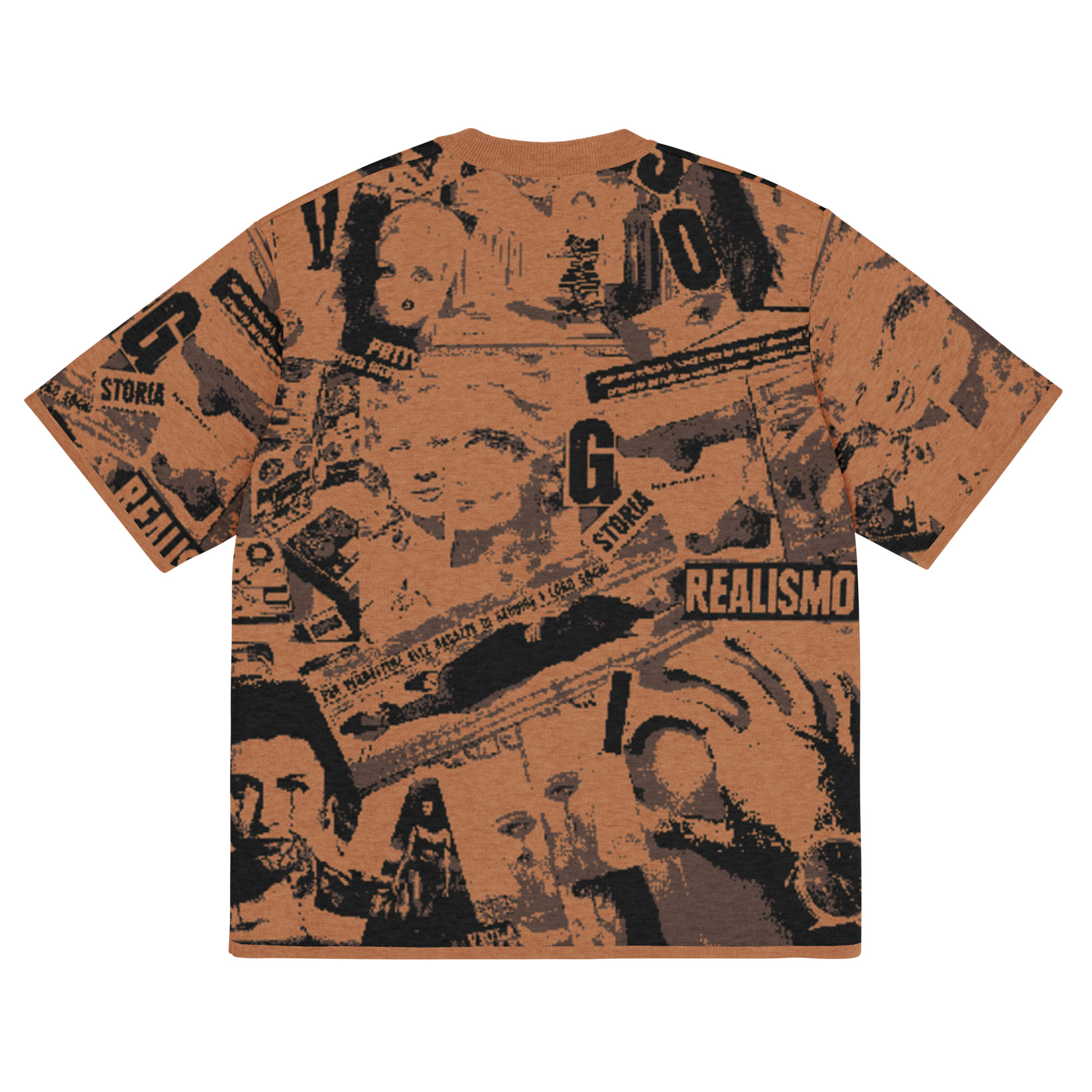 T-shirt classica in maglia - immagine 4