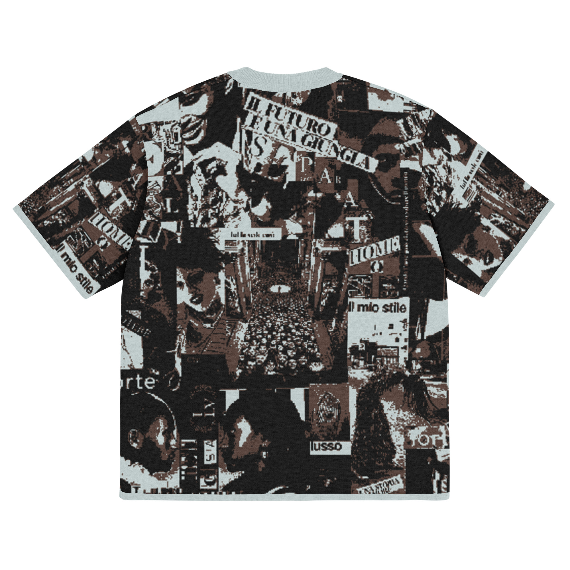 T-shirt classica in maglia - immagine 4