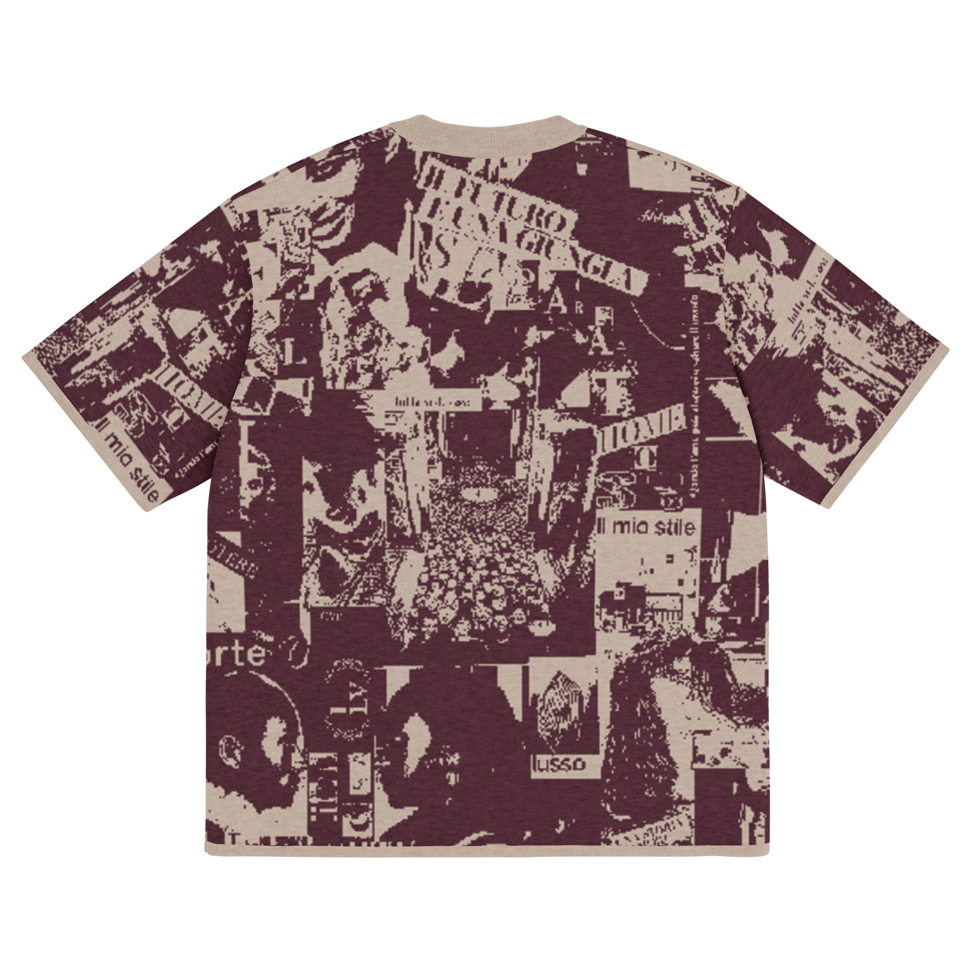 T-shirt classica in maglia - immagine 4