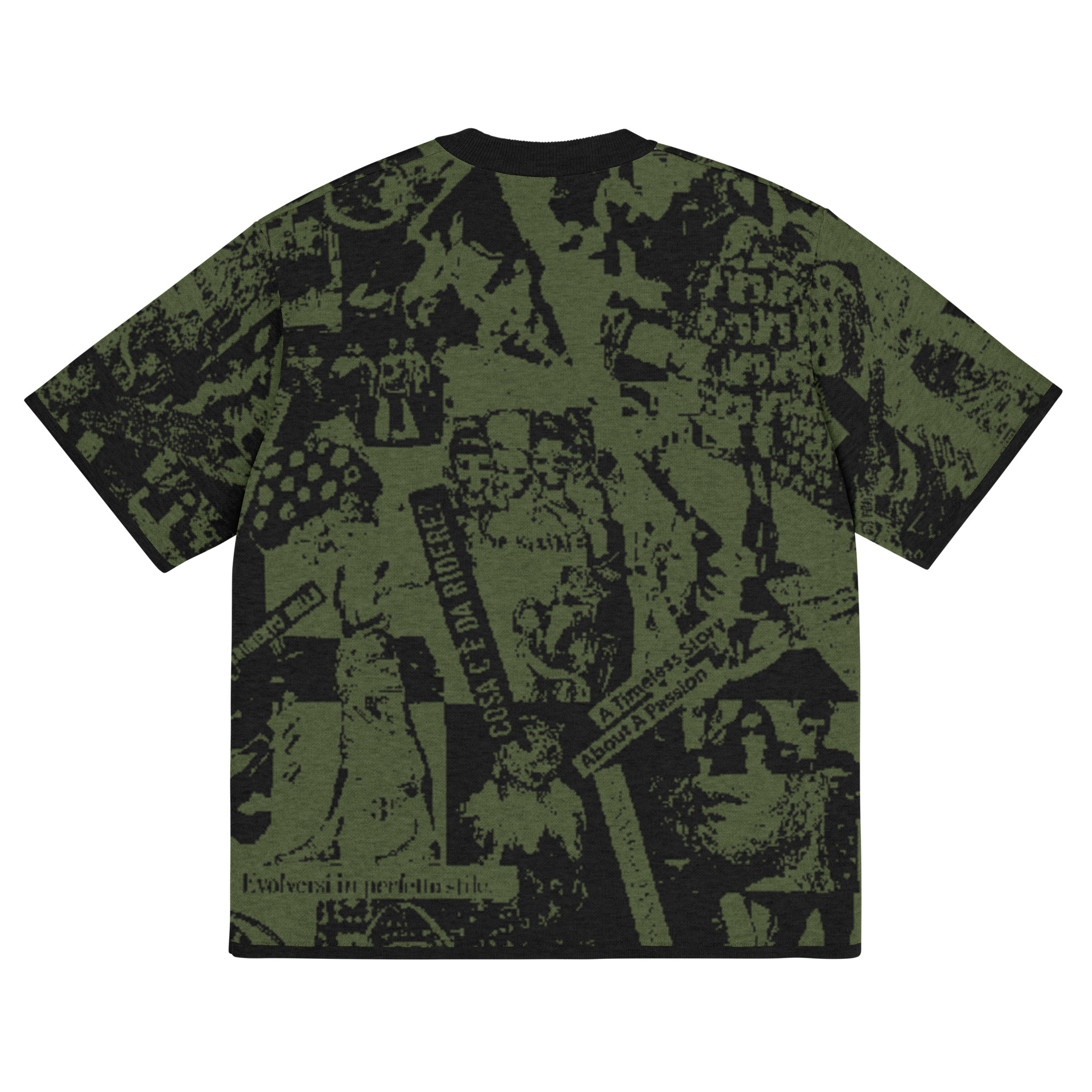 T-shirt classica in maglia - immagine 4