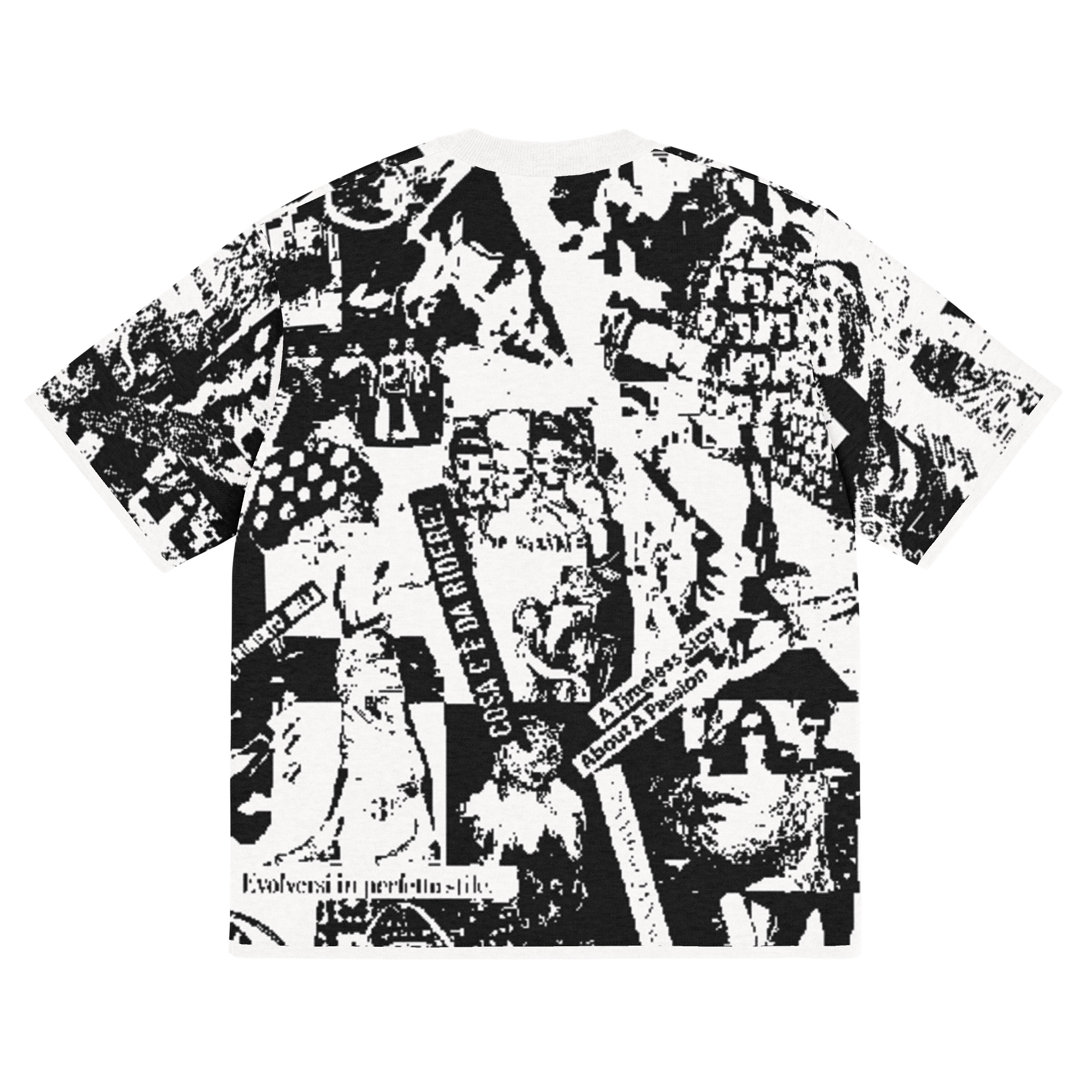 T-shirt classica in maglia - immagine 4