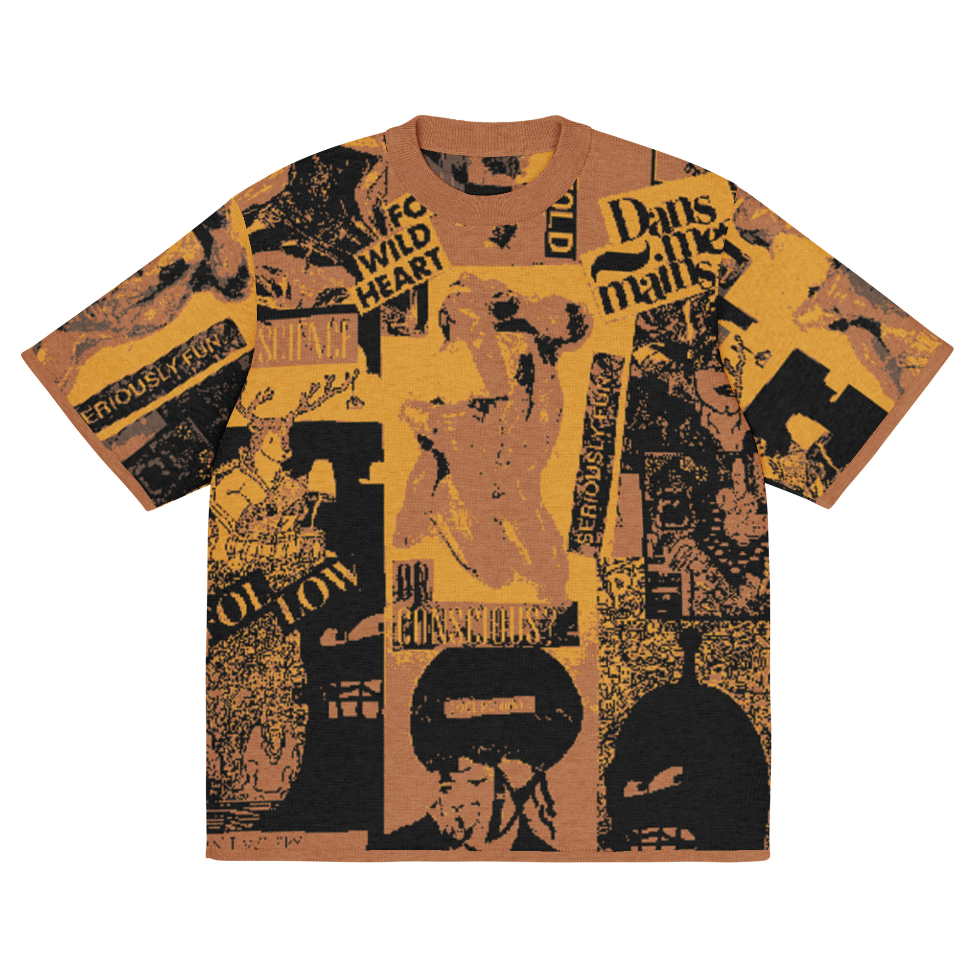 T-shirt classica in maglia - immagine 3