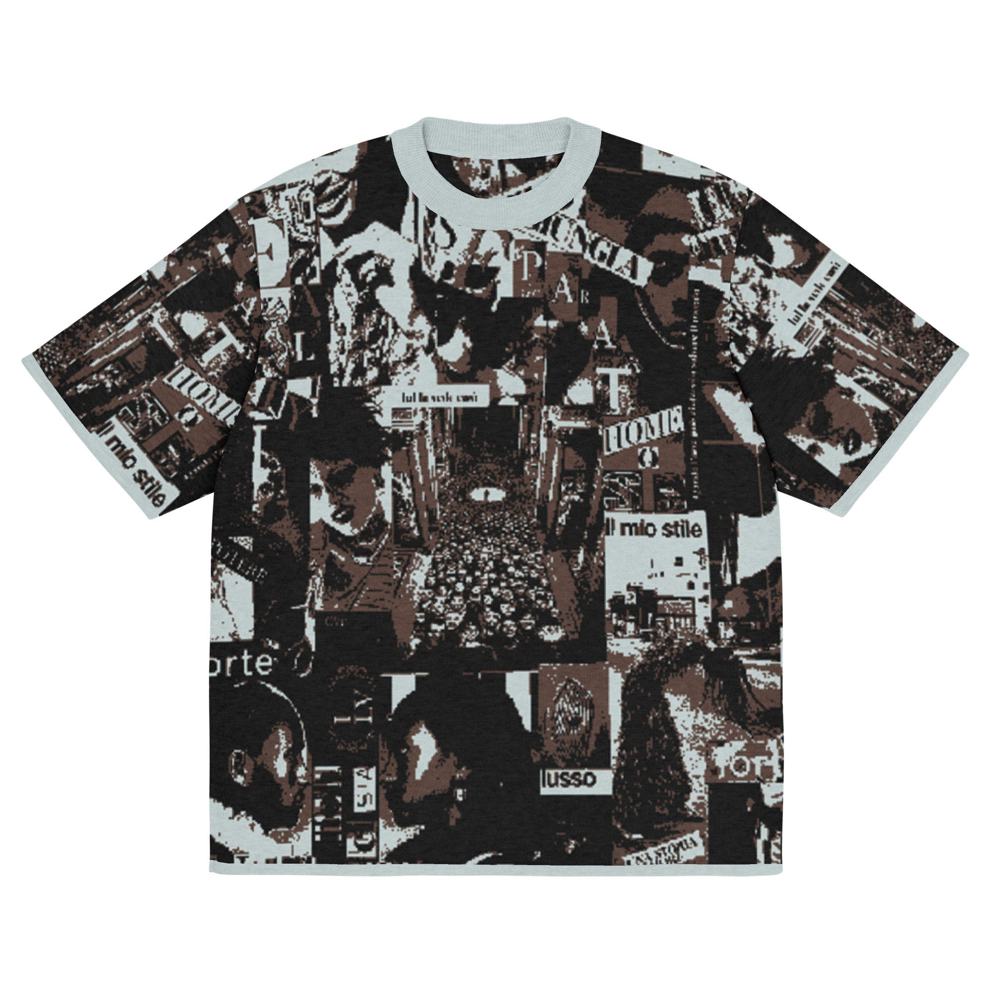 T-shirt classica in maglia - immagine 3