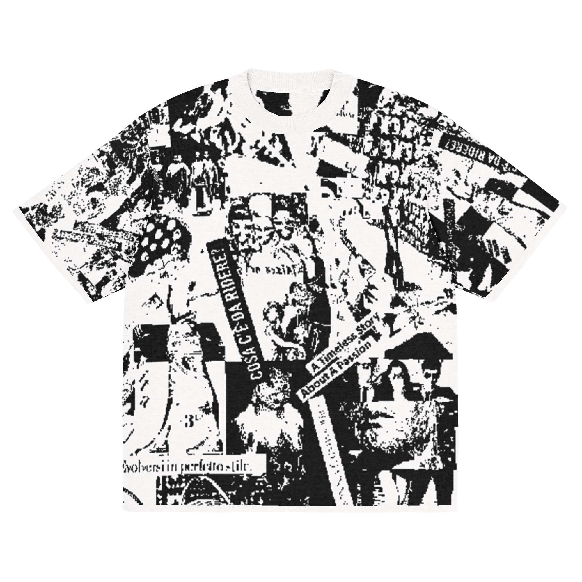 T-shirt classica in maglia - immagine 3