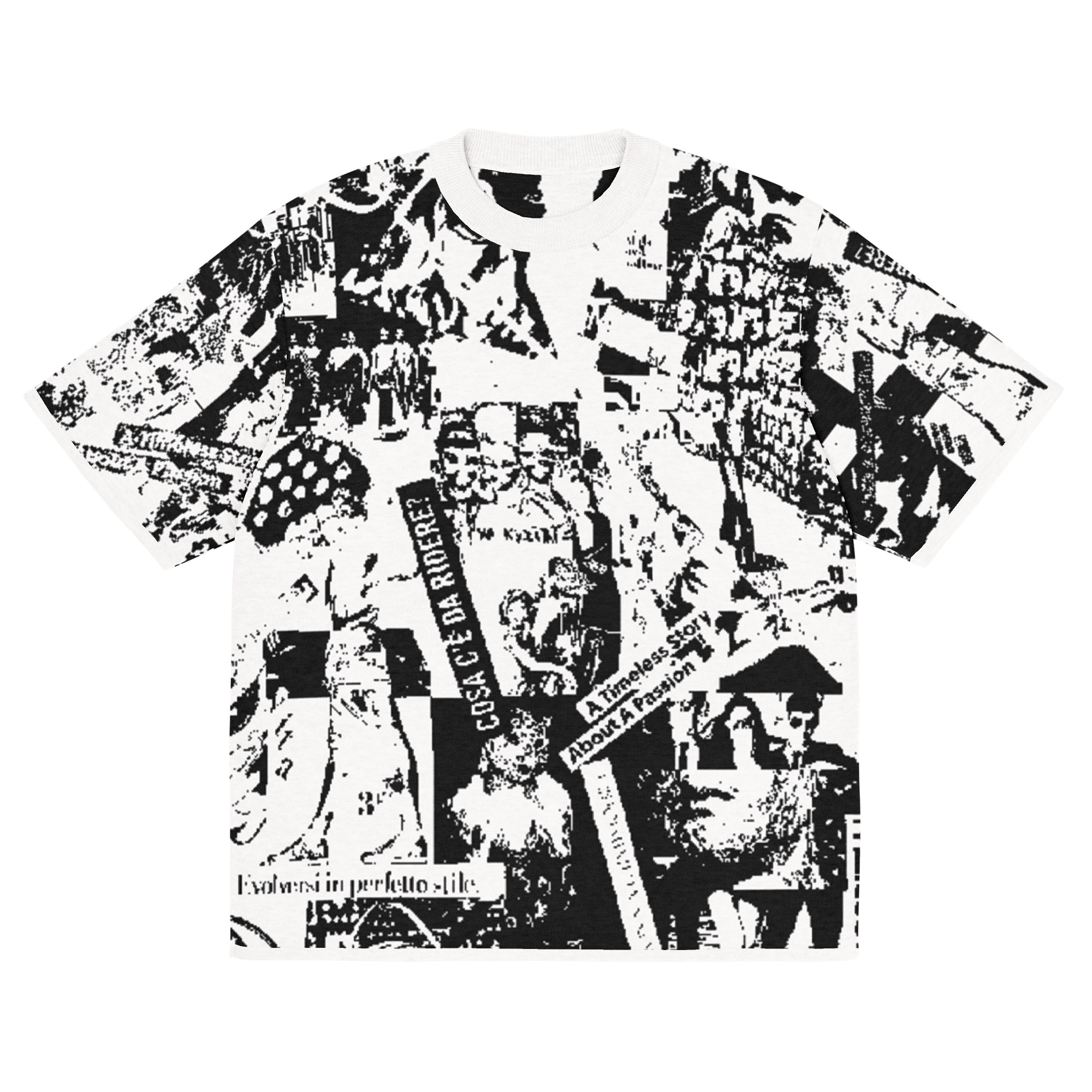 T-shirt classica in maglia - immagine 9