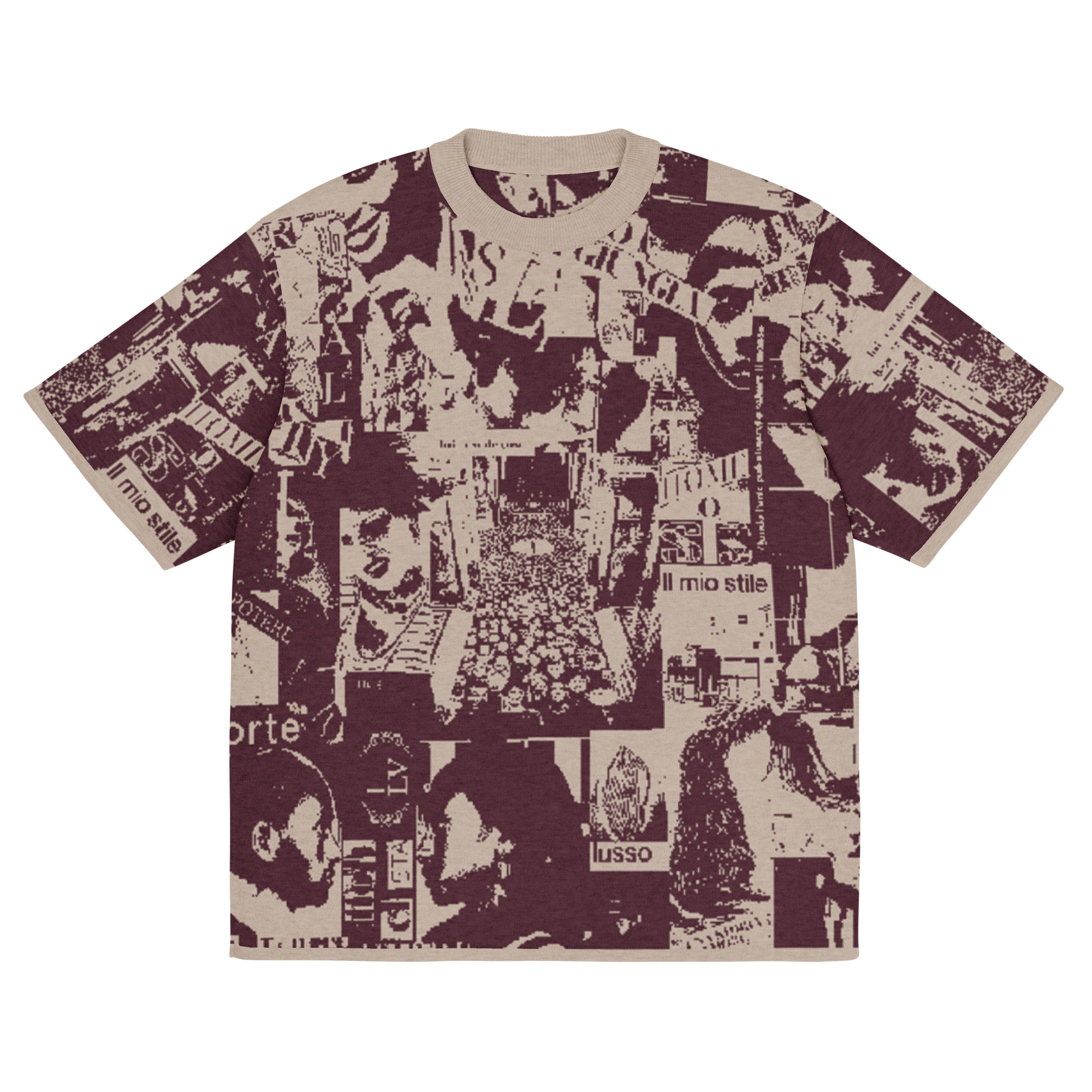 T-shirt classica in maglia - immagine 7