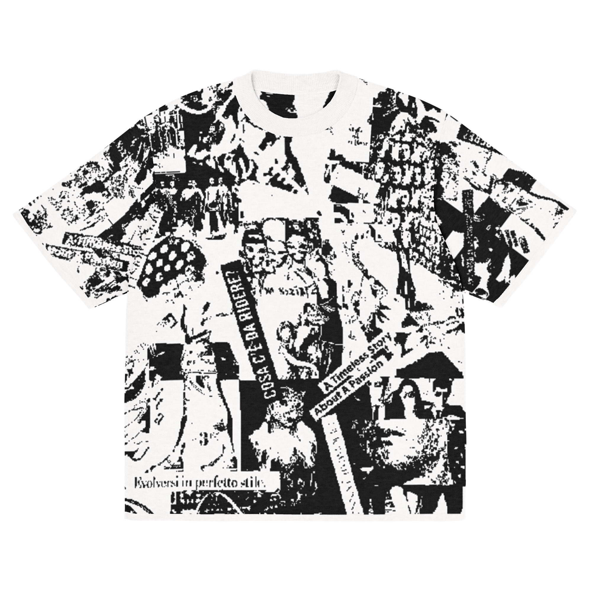 T-shirt classica in maglia - immagine 7