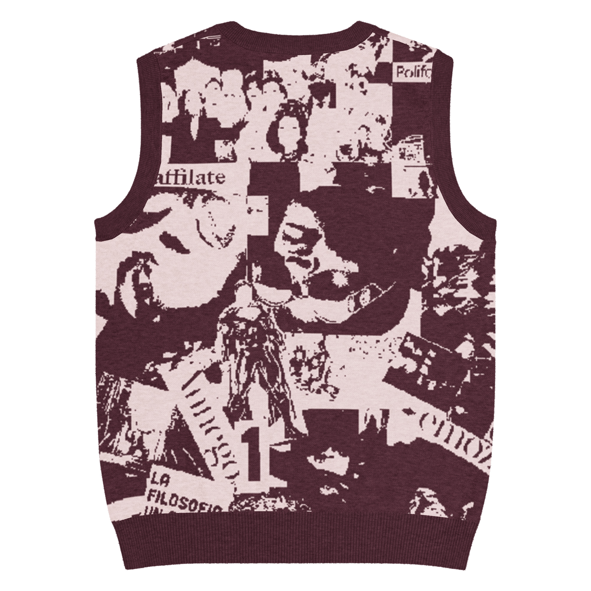 Gilet con scollo a V - immagine 6