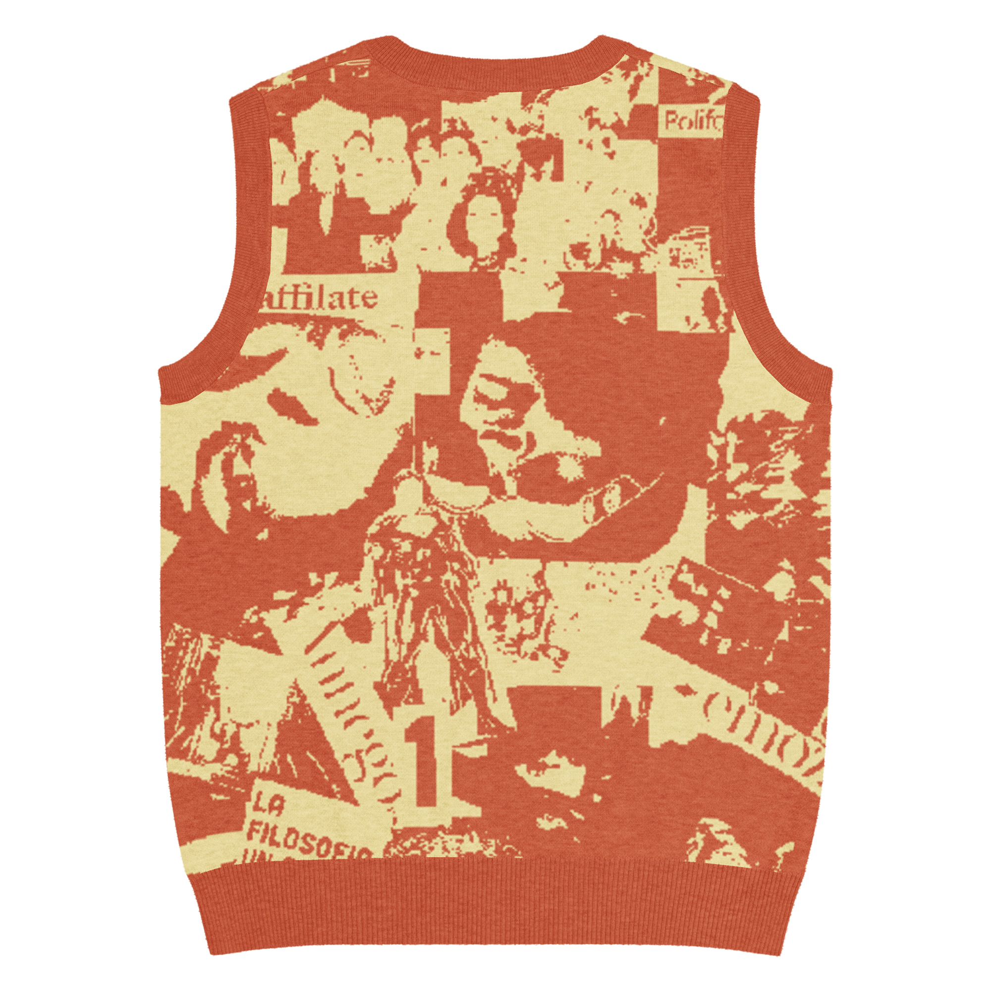 Gilet con scollo a V - immagine 6