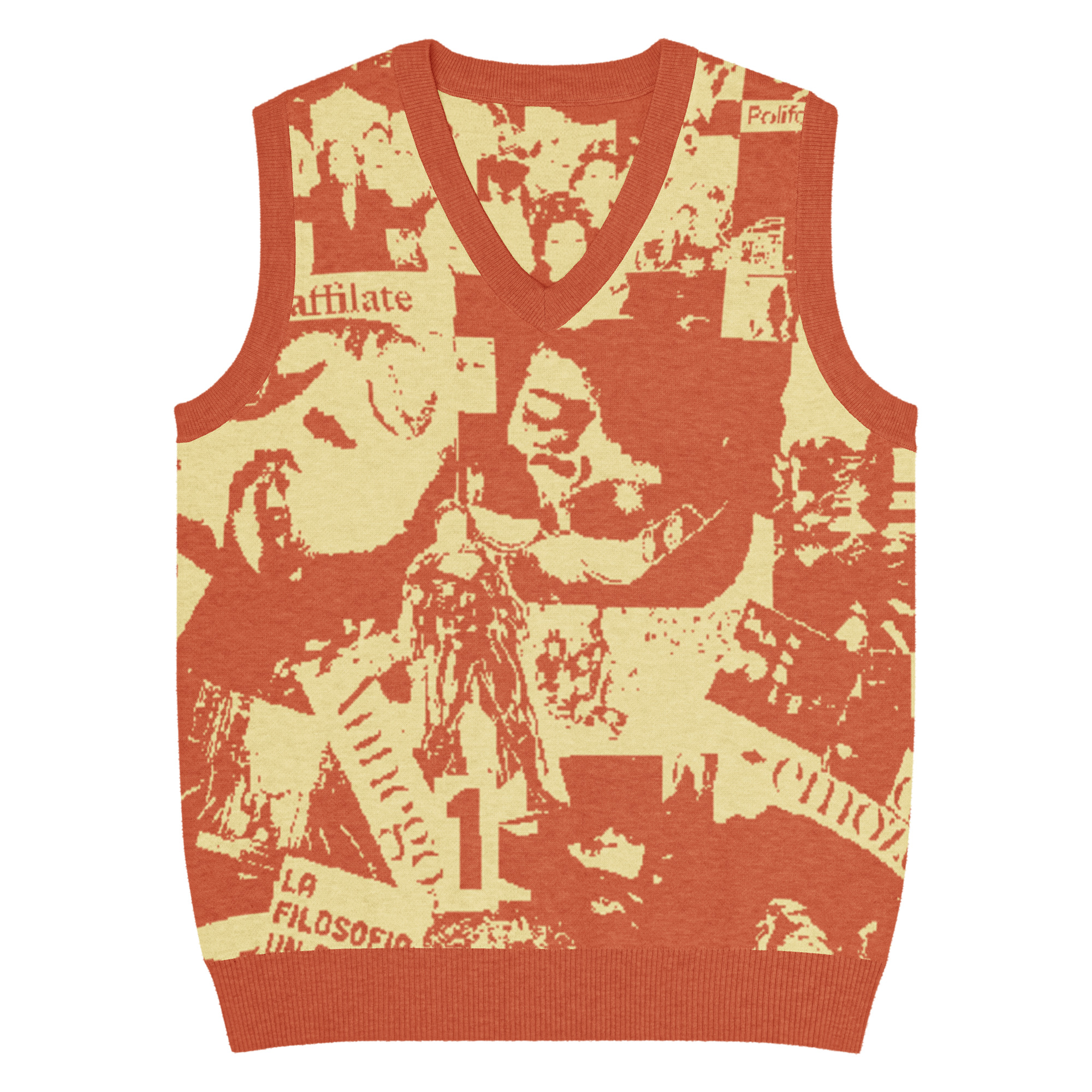 Gilet con scollo a V - immagine 5