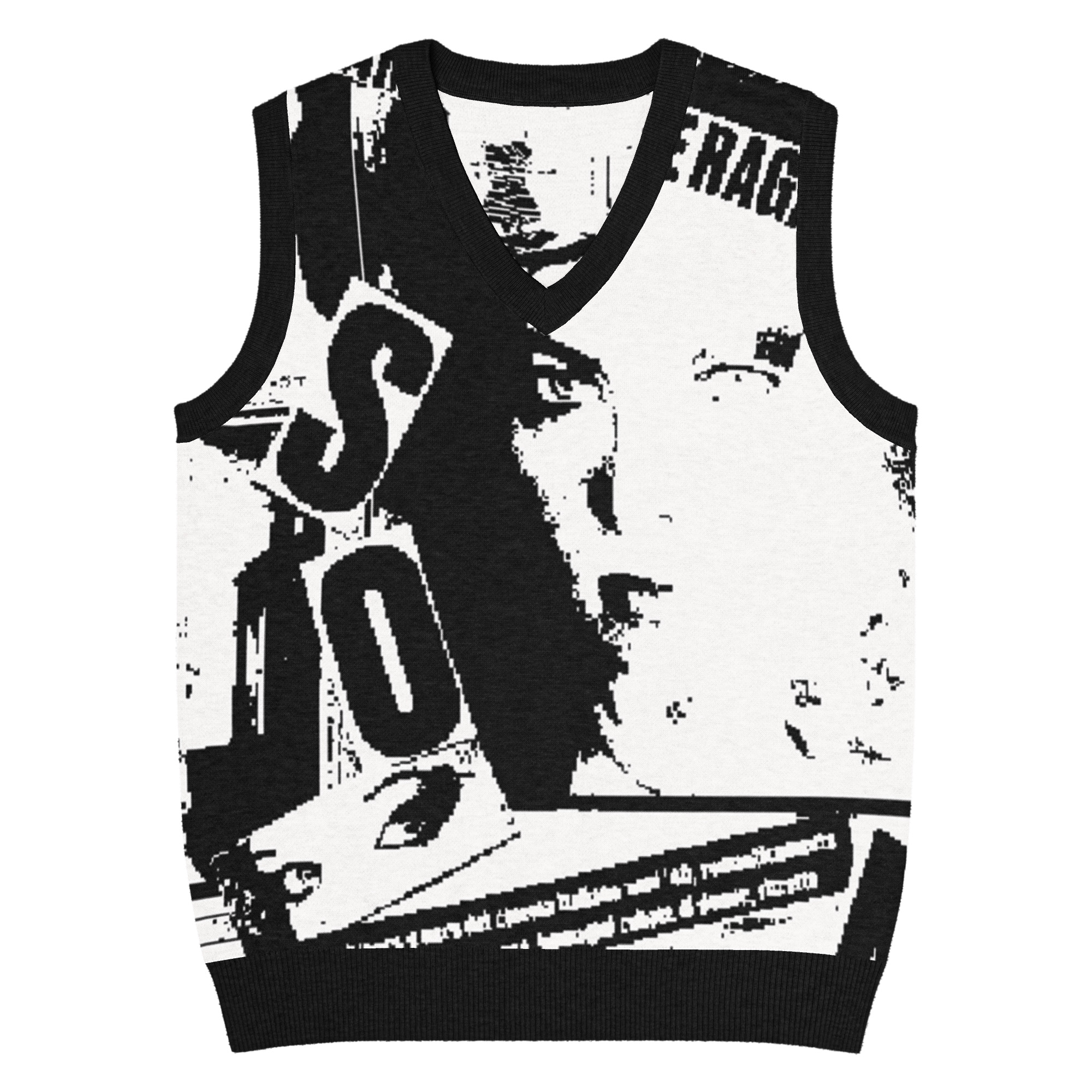 Gilet con scollo a V - immagine 5