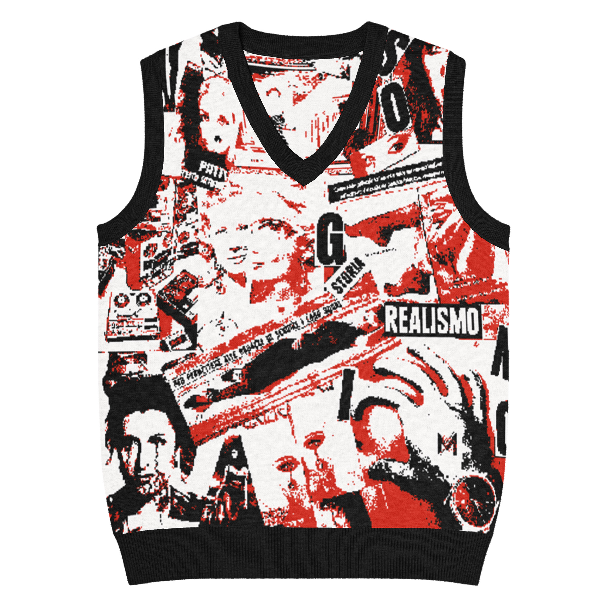 Gilet con scollo a V - immagine 5