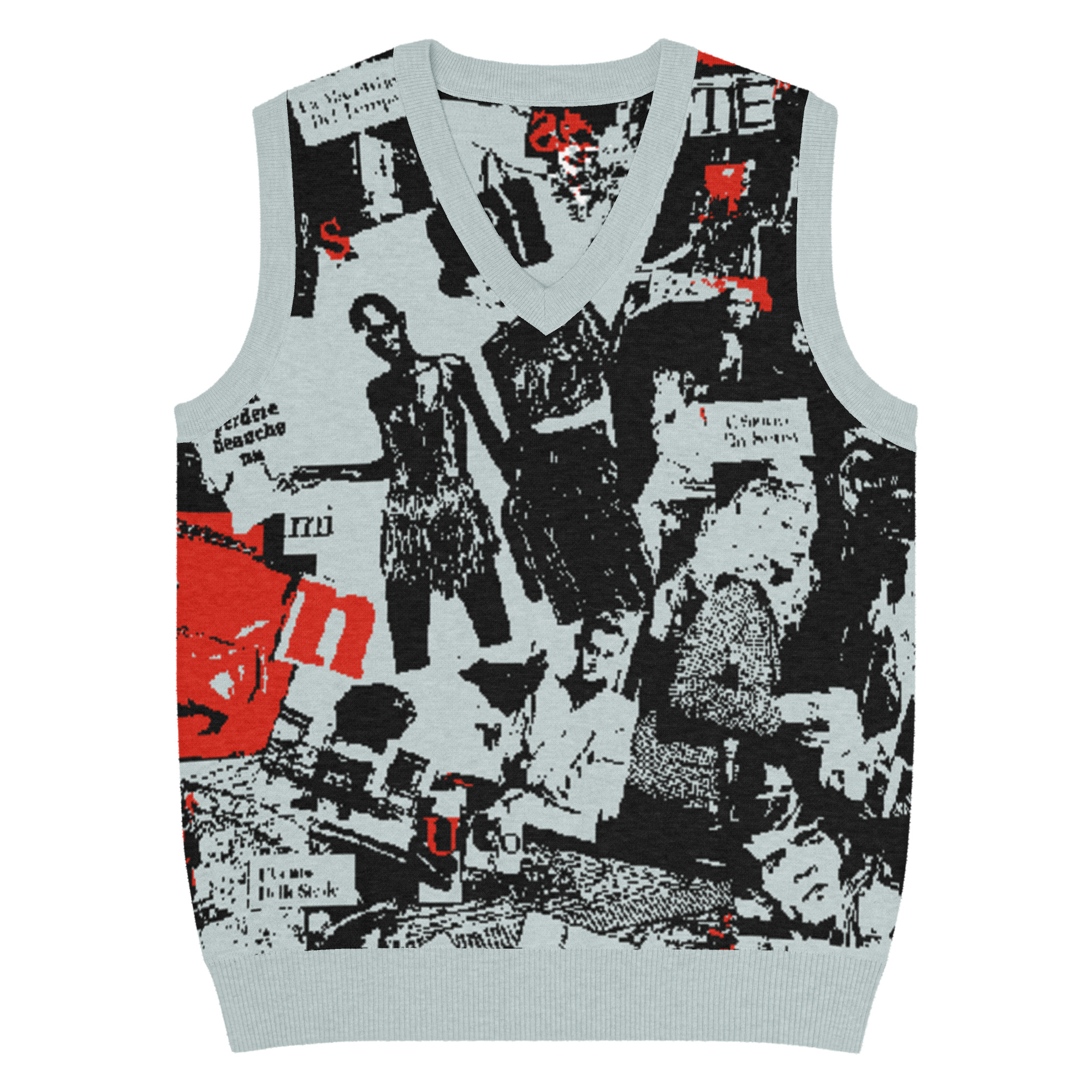 Gilet con scollo a V - immagine 5