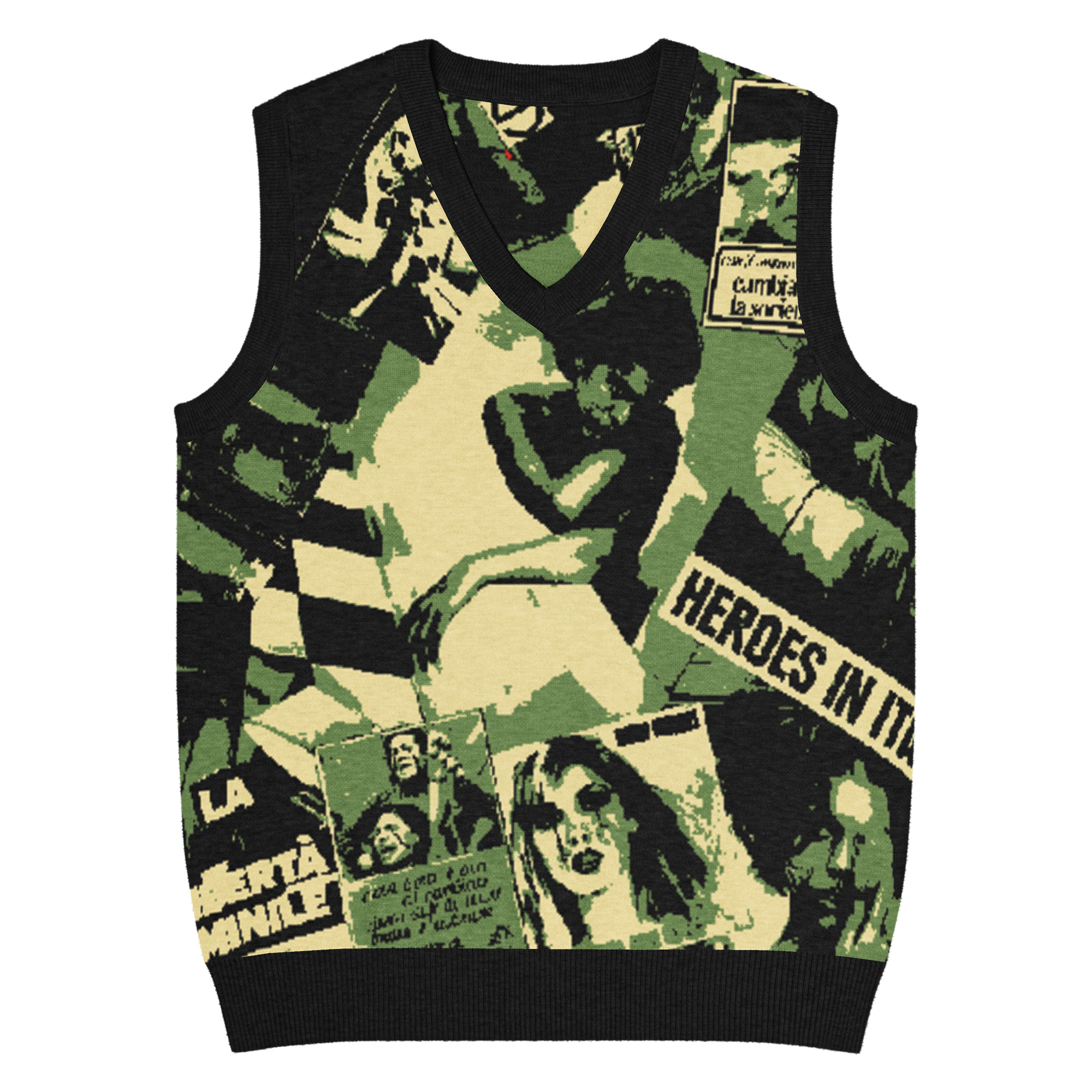 Gilet con scollo a V - immagine 3