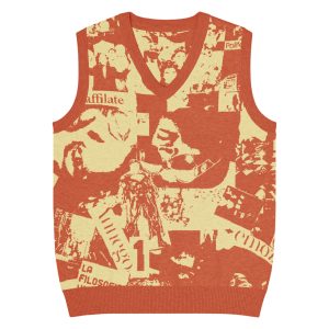 Gilet con scollo a V