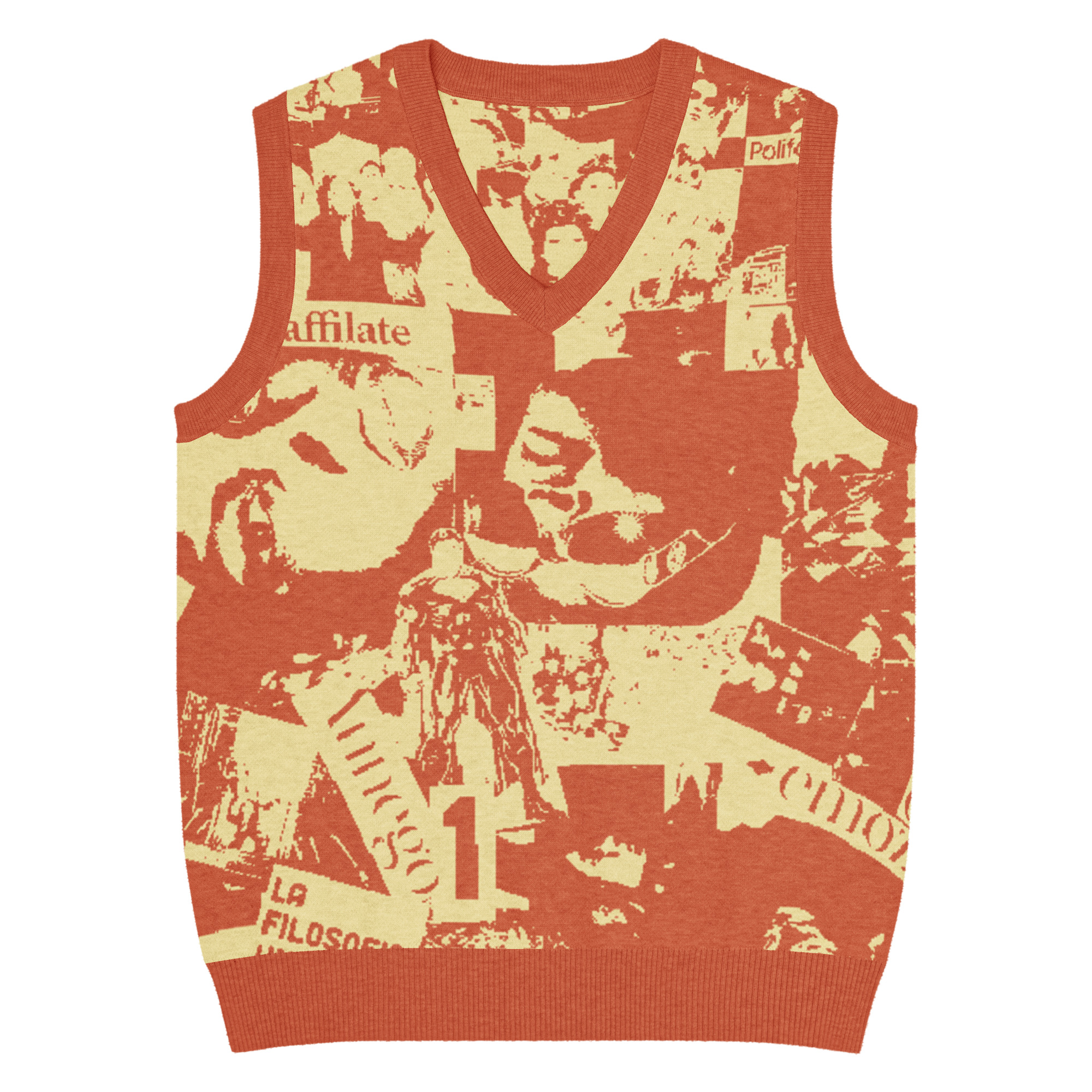 Gilet con scollo a V - immagine 2