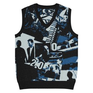 Gilet con scollo a V