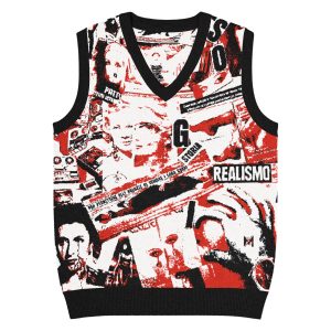 Gilet con scollo a V