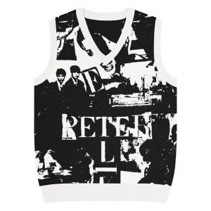 Gilet con scollo a V